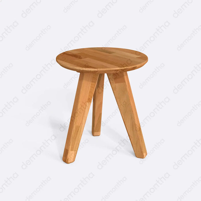 Monroe Round Solid Wood Coffee Table – Modern & Minimalist Design