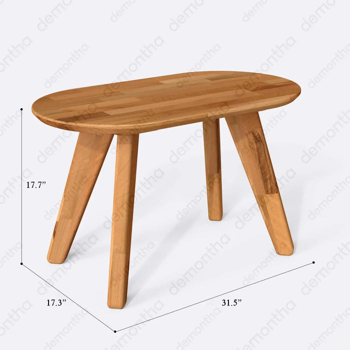 Monroe Minimalist Wooden Coffee Table