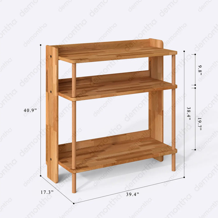Norvo Solid Wood Coffee Bar Cabinet – Modern Coffee Bar Cabinet with Storage