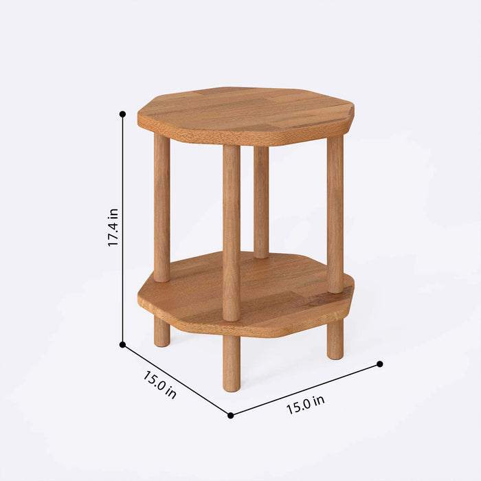 The table’s finish and craftsmanship highlighted, showing the high-quality wood texture and design.