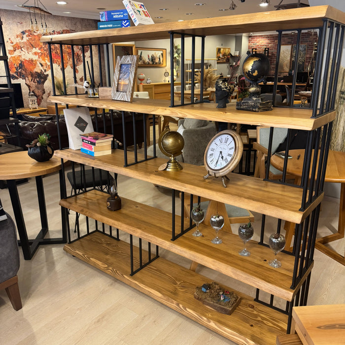 Fargo Solid Wood Large Bookcase – Ready to Ship