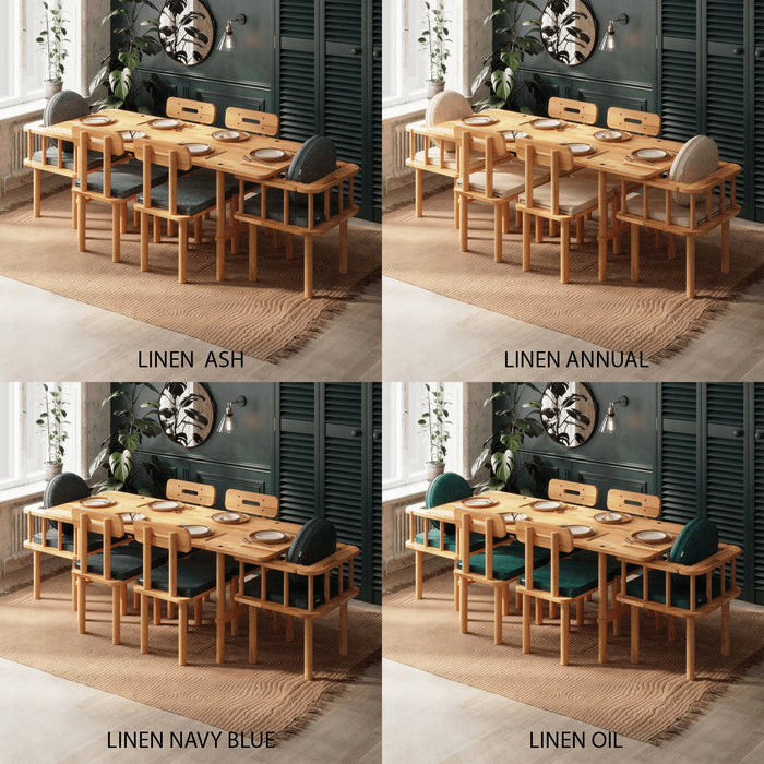 Close-up of the leg design on the Beverly Hills oval dining table set, featuring sturdy, modern craftsmanship