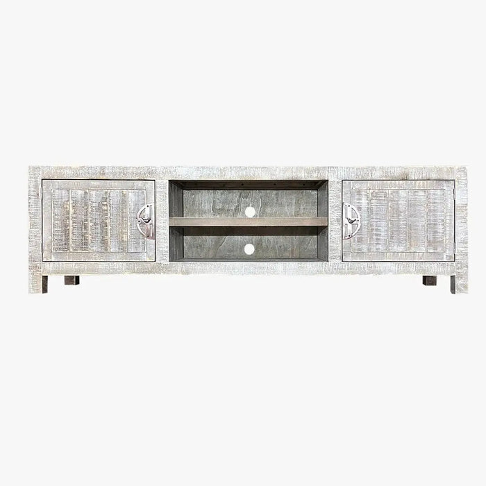 Burlington Pine Wood TV Stand with Cabinets