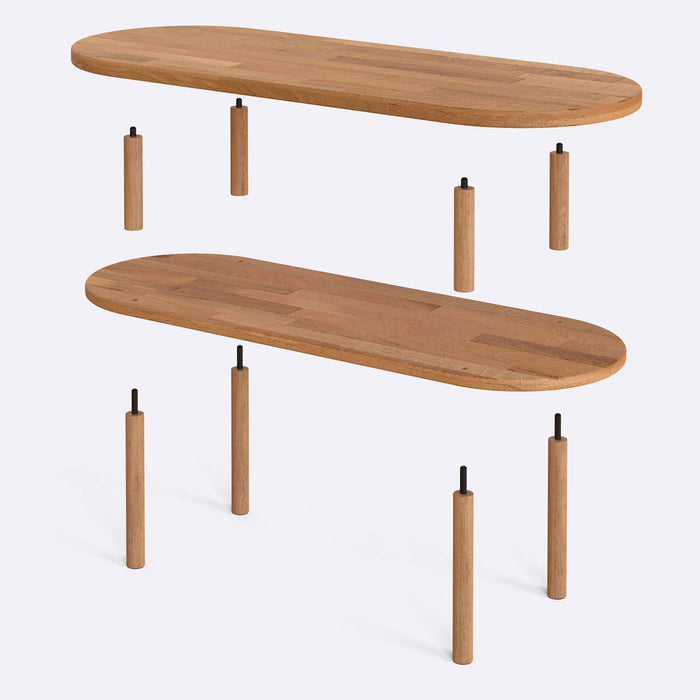 Back view of the table, showcasing its functional and stylish design.