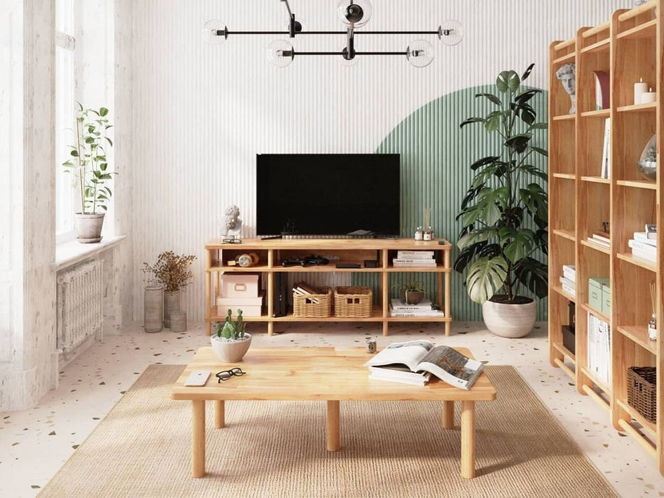 Beverly Hills Beech Wood TV Stand