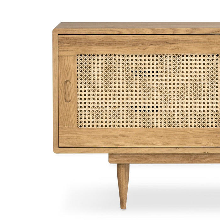 Grapeland Oak Wood TV Stand