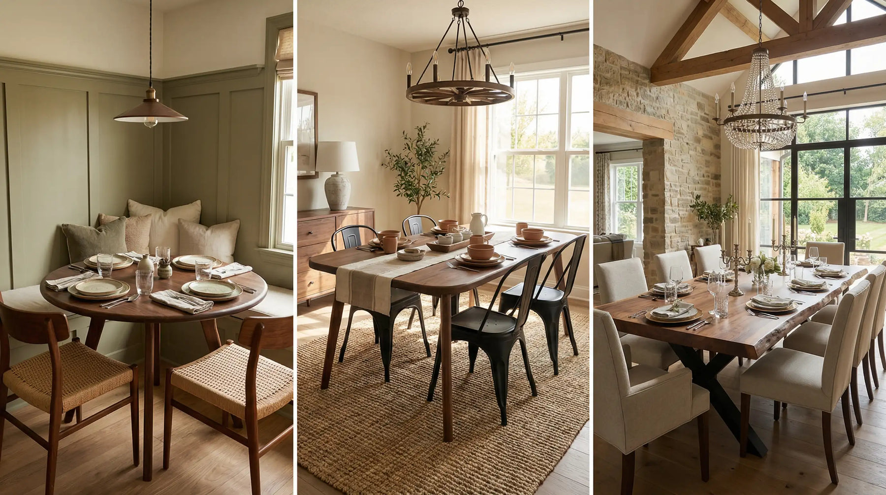 Best Solid Wood Dining Tables by Room Size