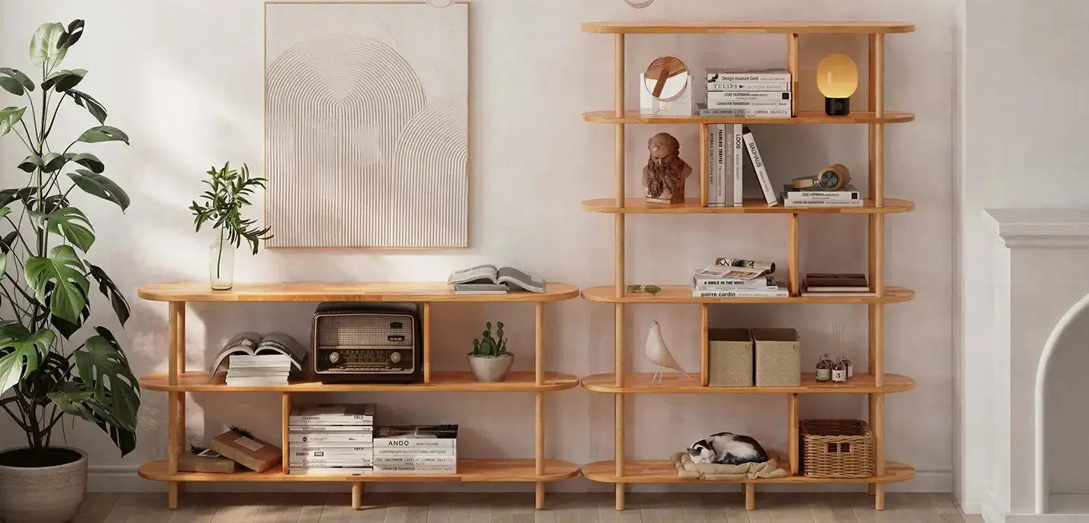 Solid Wood Bookshelves: Quality, Aesthetics, and Functionality Combined Tomruque Wood Studios