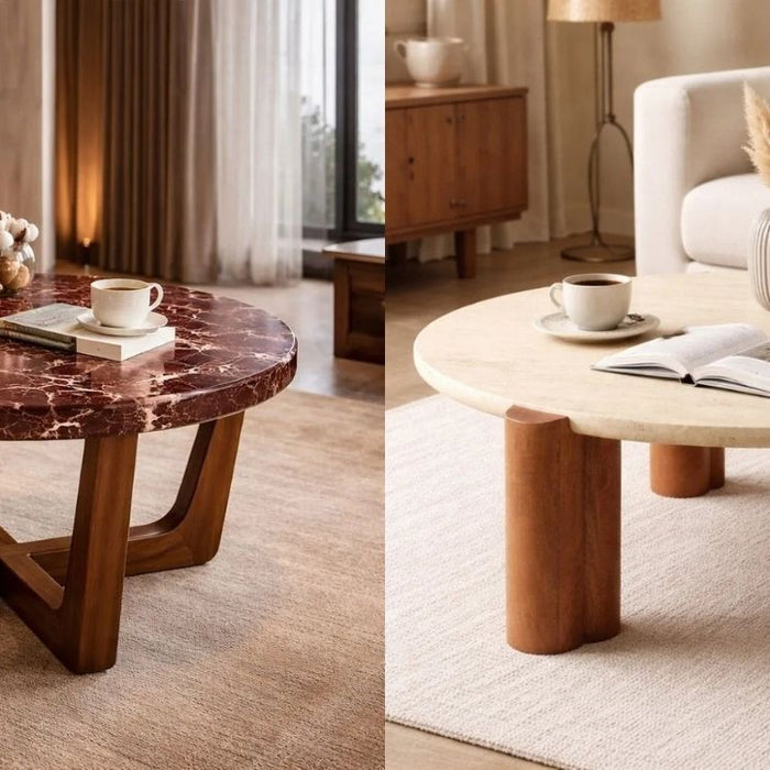 Marble vs. Travertine Coffee Tables: Which Is Right for Your Home?