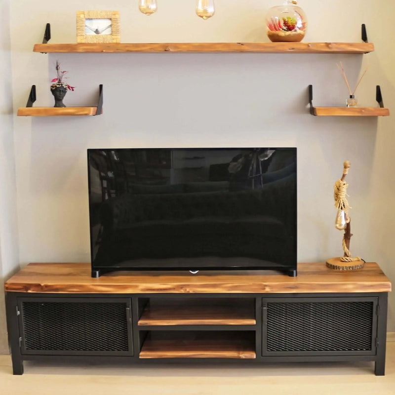 Solid Wood TV Stands Tomruque Wood Studios