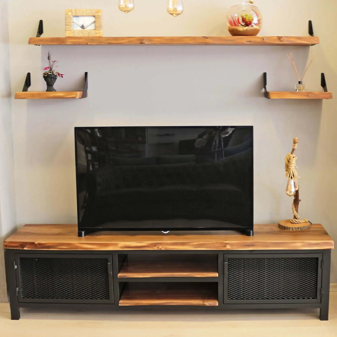 Solid Wood TV Stands Tomruque Wood Studios