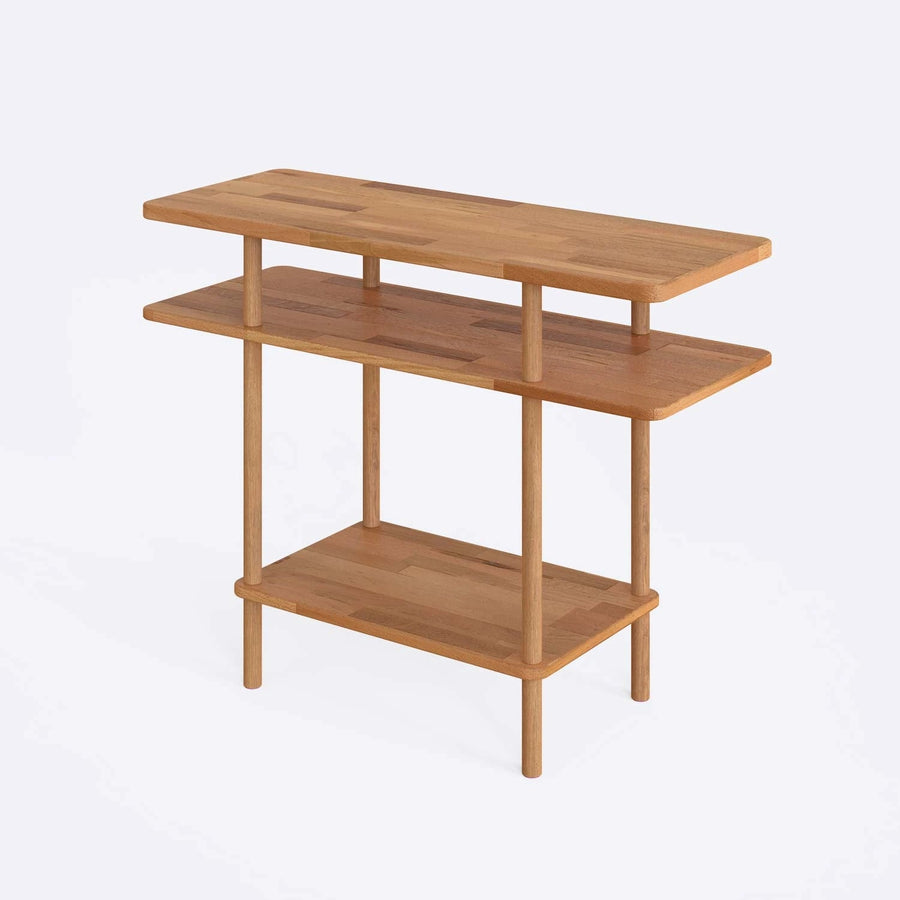 Queens Solid Beech Wood Console Table | Modern Minimalist Entryway Table Demontha