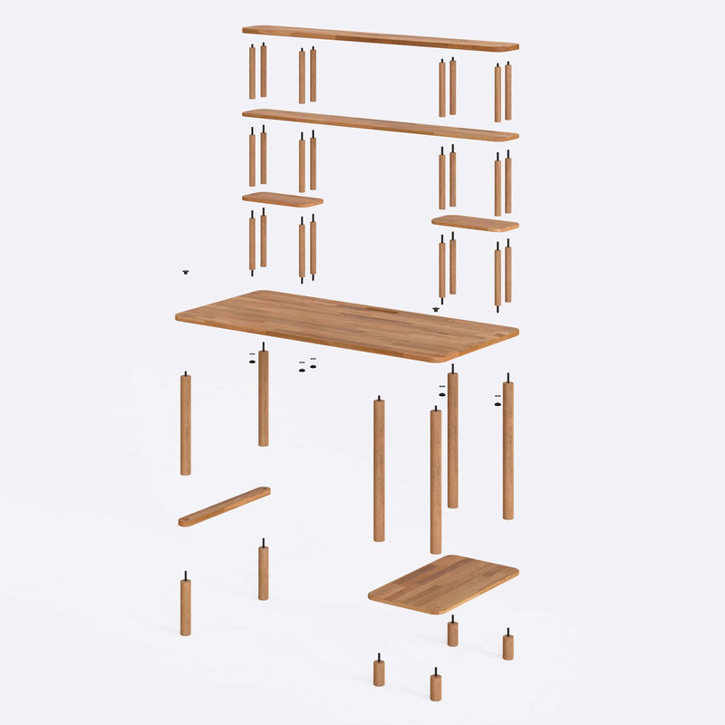 Anderson Beech Wood Computer Desk