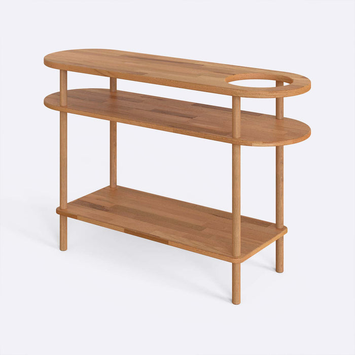 Kennard Beech Wooden Console Table