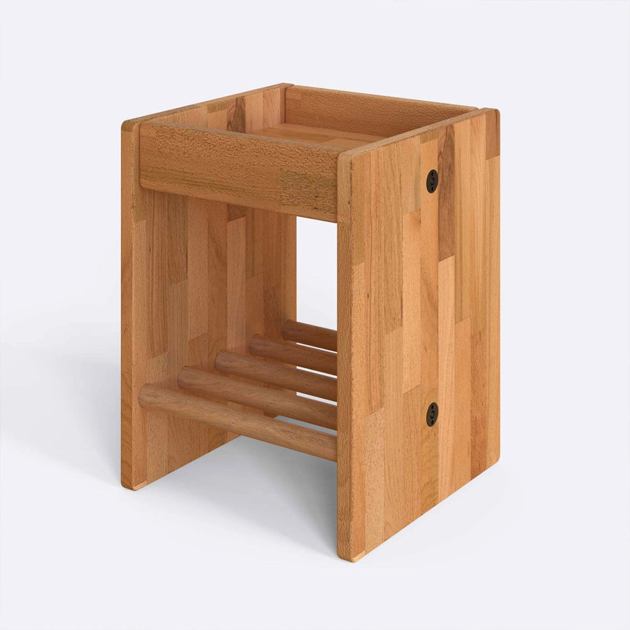 Manhattan Minimalist Wooden Nightstand Demontha