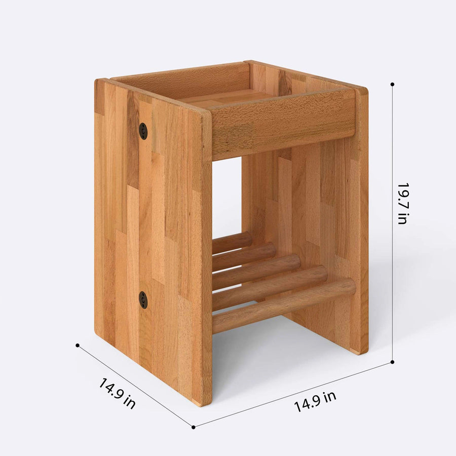 Manhattan Minimalist Wooden Nightstand Demontha