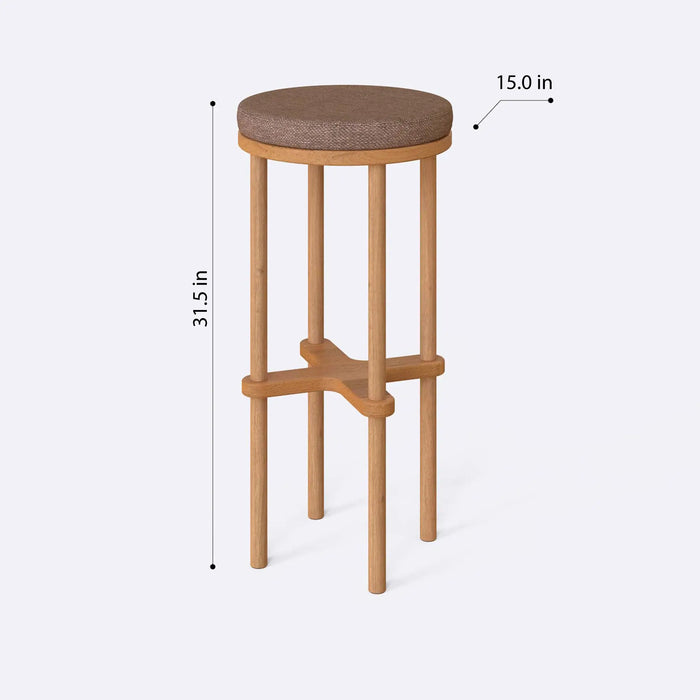 Lee Beech Wood Bar Stool