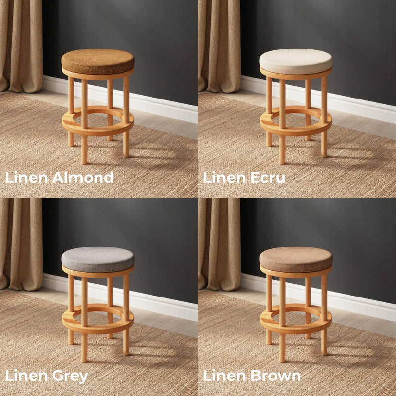 Grant Beech Wooden Bar Stool