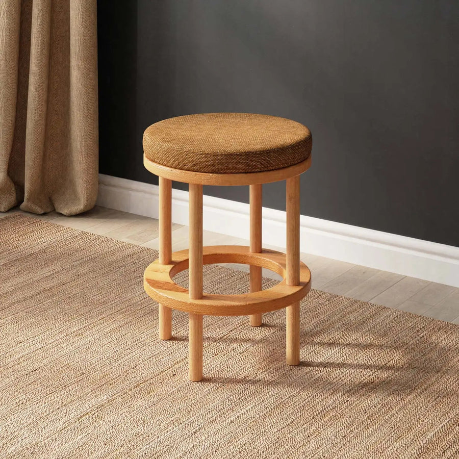 Grant Beech Wooden Stool Demontha