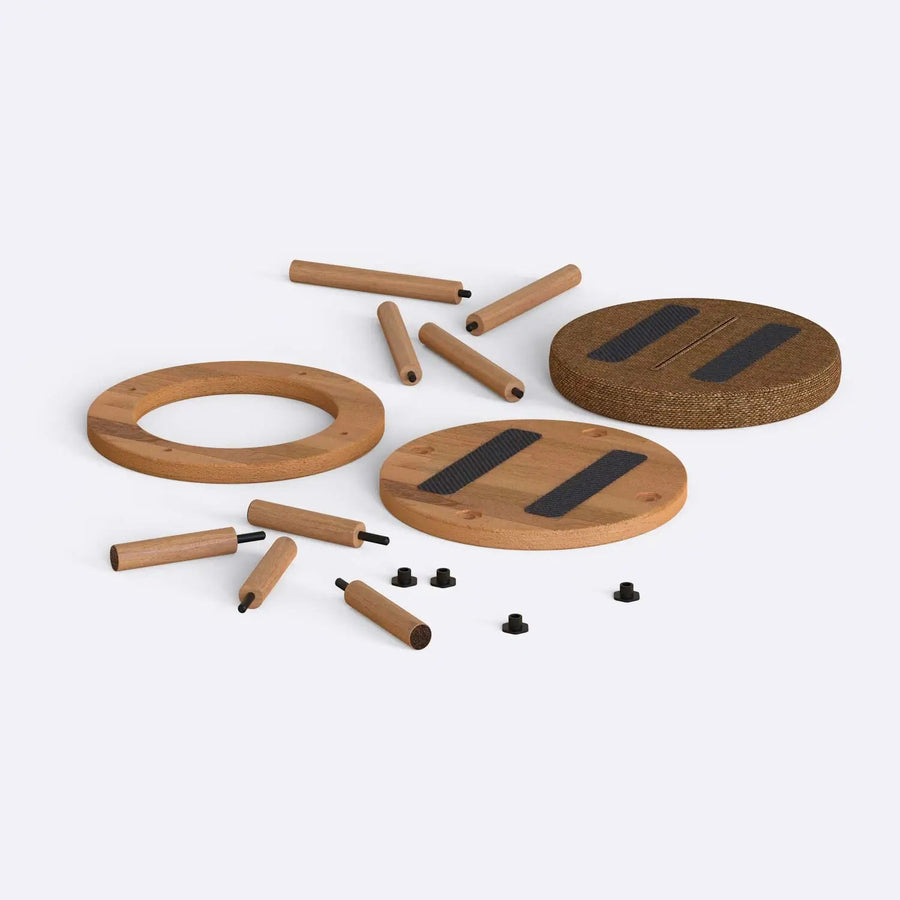 Grant Beech Wooden Stool Demontha