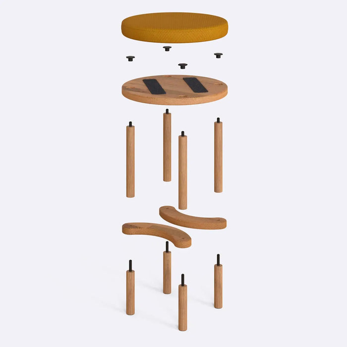 Castro Wooden Stool