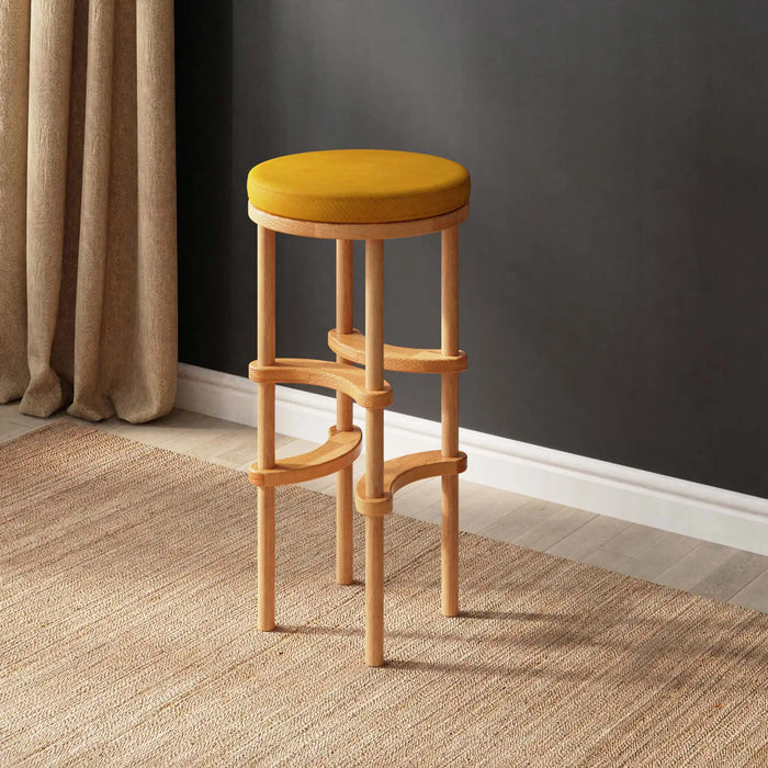 Castro Wooden Bar Stool