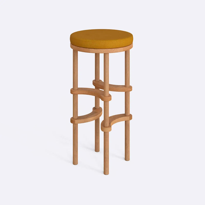 Castro Wooden Bar Stool