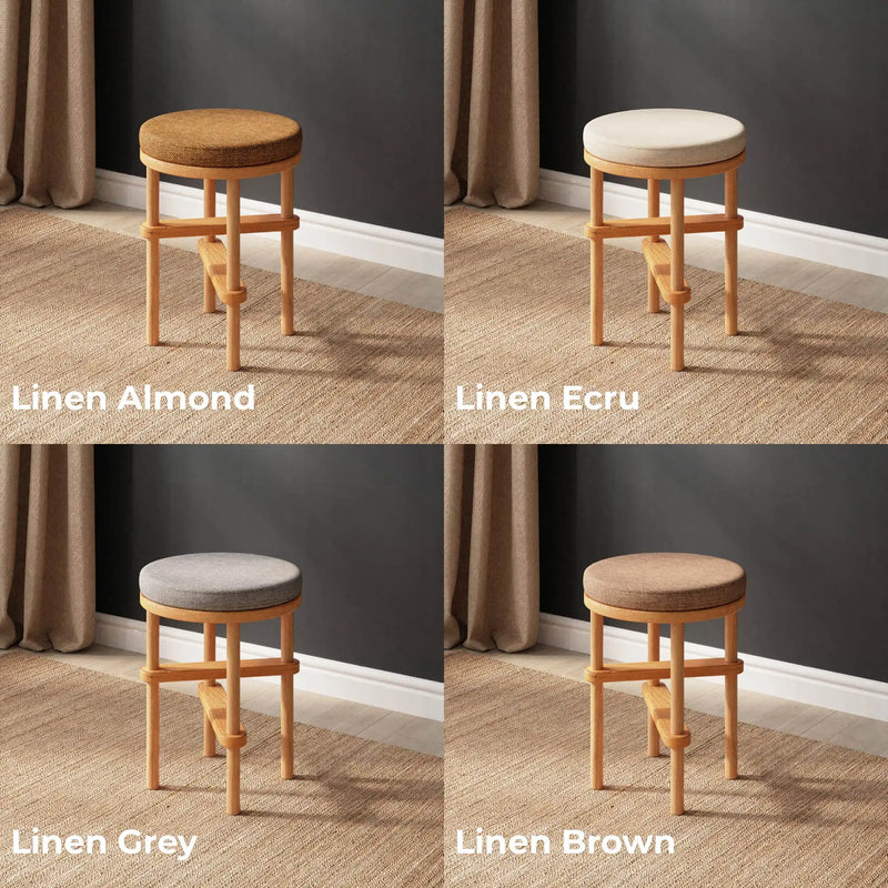 Soho Beech Wood Stool
