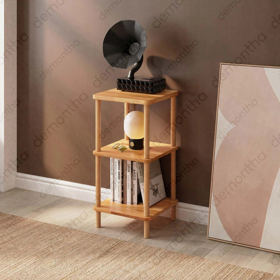 Soho Short Bookcase | Small Minimalist Shelves. Demontha