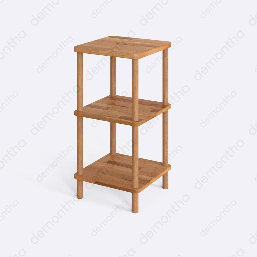 Soho Short Bookcase | Small Minimalist Shelves. Demontha