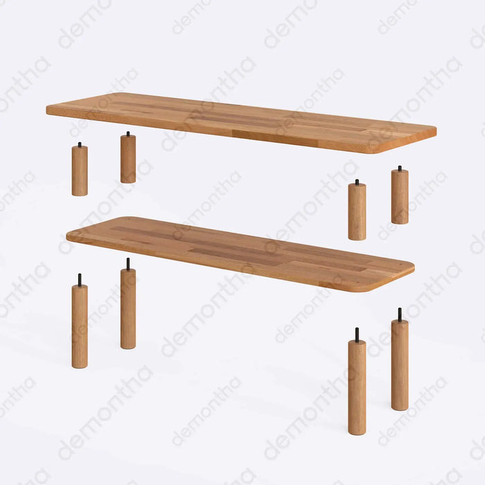 Porto Modern Wood Coffee Table - Minimalist Design