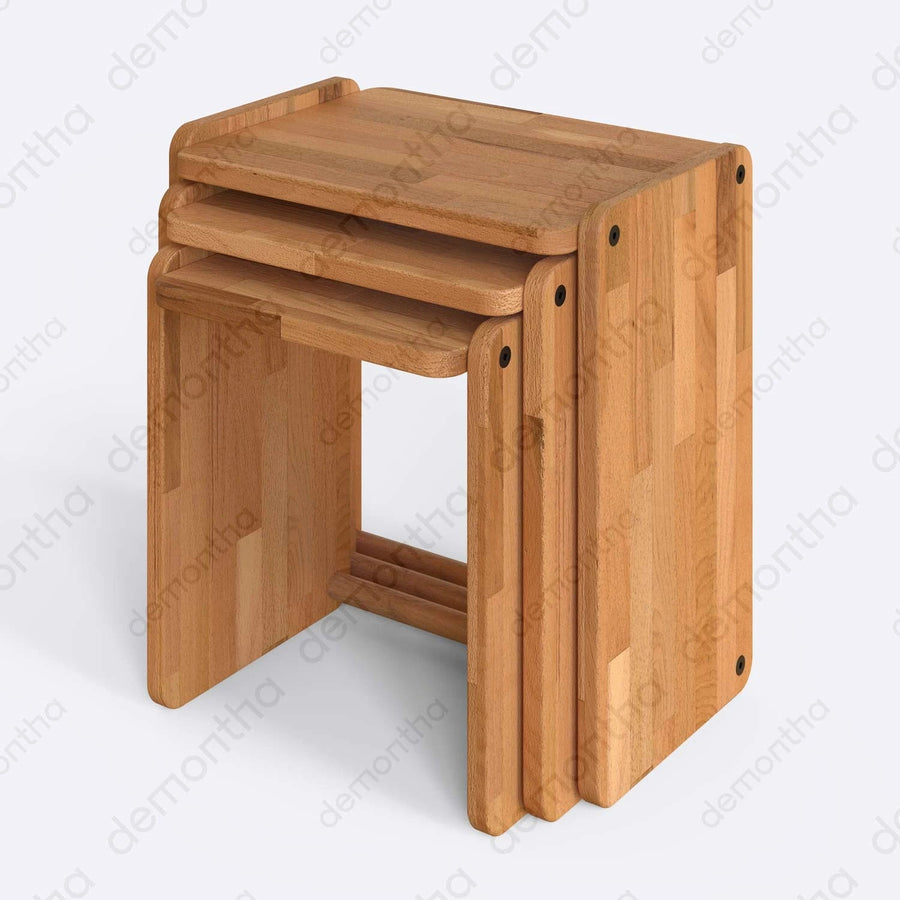 Compton Nesting Tables Coffee Table - Minimalist Design Demontha