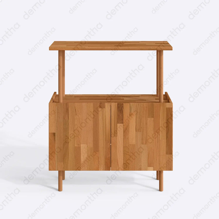 Marceille 2-Door Sideboard with Shelves - Modern Storage Demontha