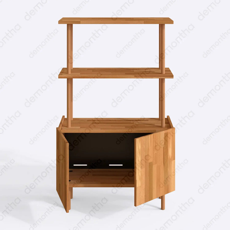 Marceille 2-Door Sideboard with Shelves - Modern Storage Demontha