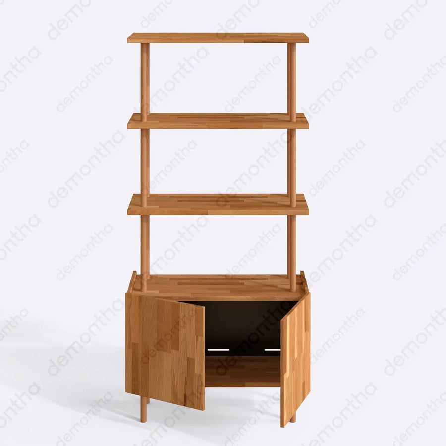 Marceille 2-Door Sideboard with Shelves - Modern Storage Demontha