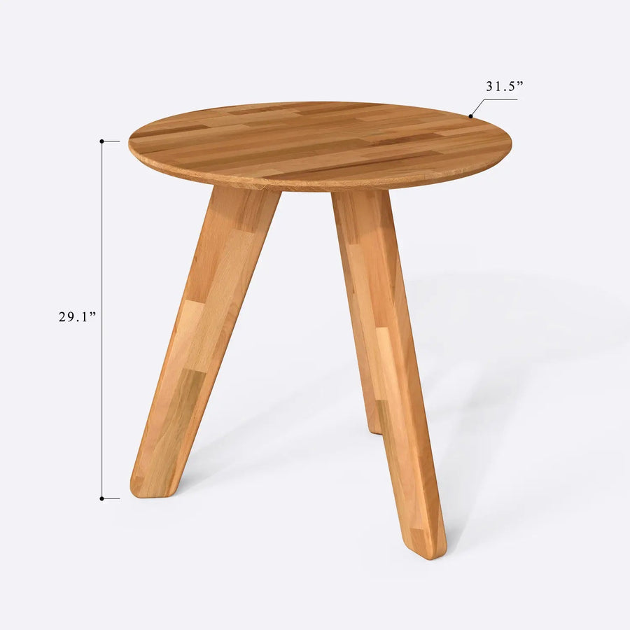Monroe Solid Wood Round Kitchen Table | Modern Design Demontha
