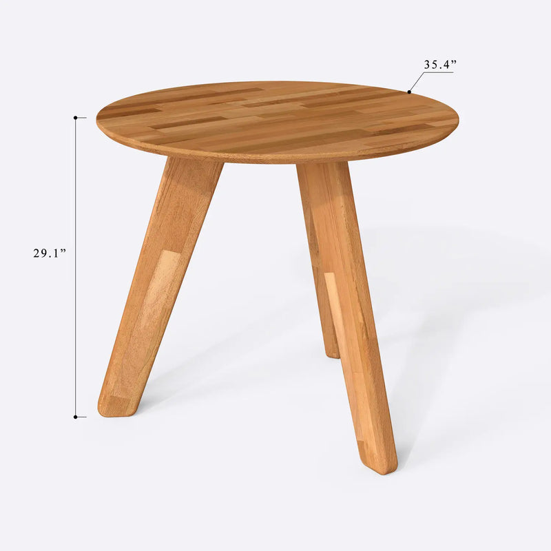 Monroe Solid Wood Round Kitchen Table | Modern Design