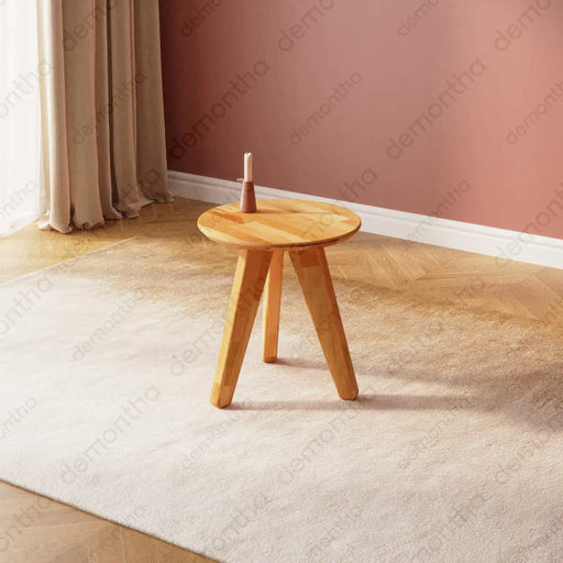 Monroe Round Solid Wood Coffee Table – Modern & Minimalist Design Demontha