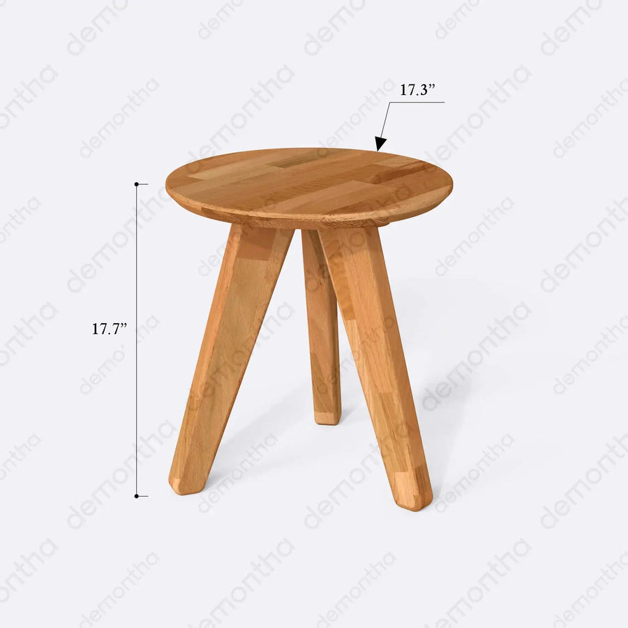 Monroe Round Solid Wood Coffee Table – Modern & Minimalist Design Demontha
