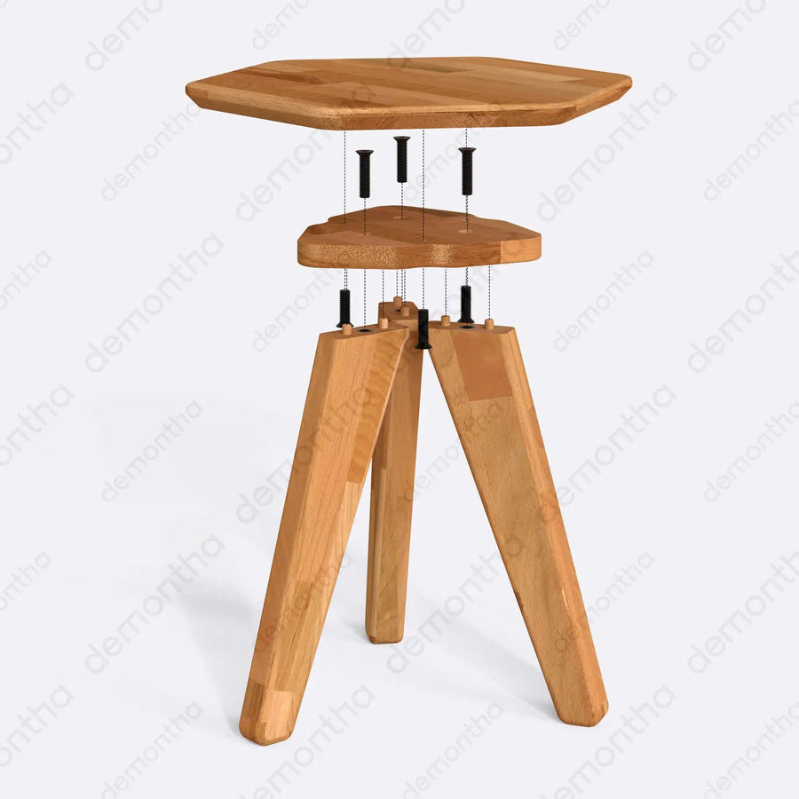 Monroe Wooden Modern Coffee Table - Sleek & Minimalist Design Demontha