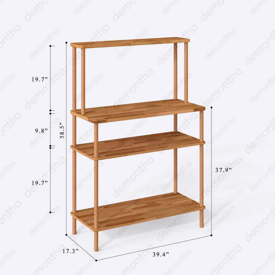 Grova Wooden Coffee Bar Hutch – Coffee Bar Furniture for Kitchen Demontha