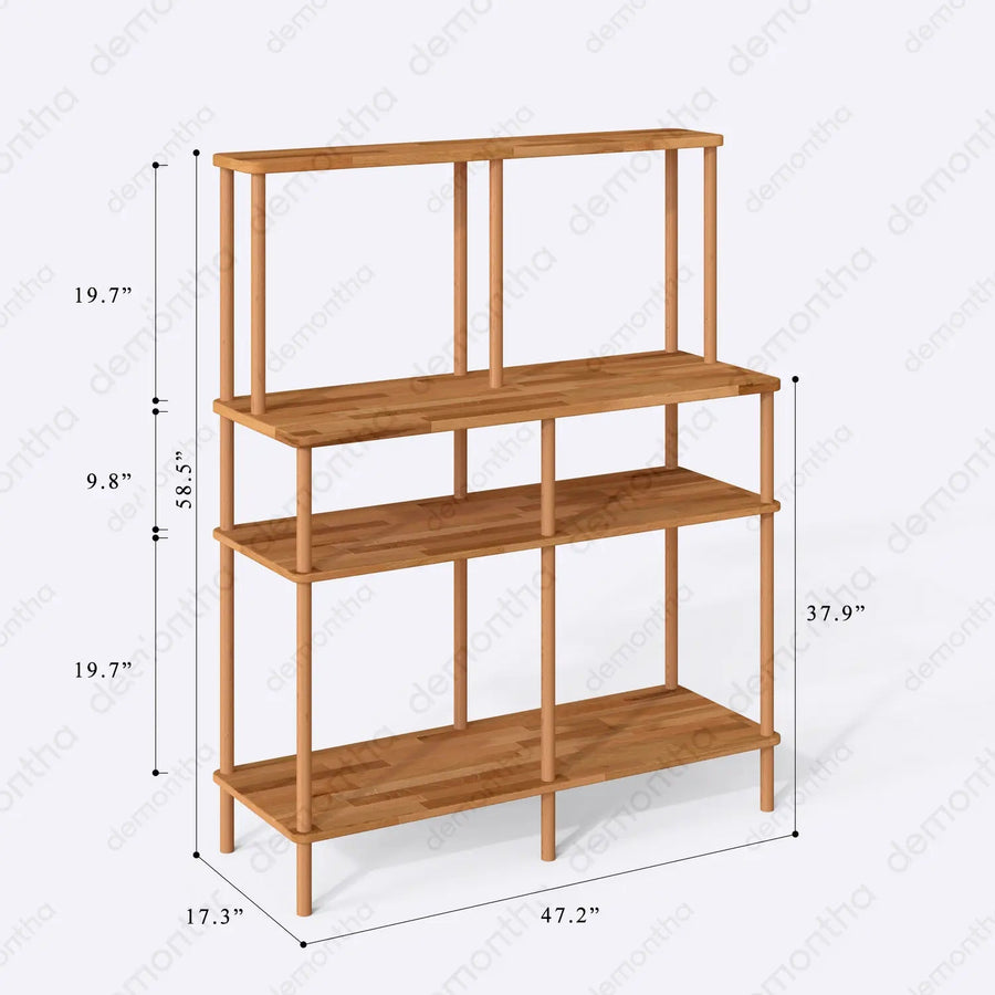 Grova Wooden Coffee Bar Hutch – Coffee Bar Furniture for Kitchen Demontha