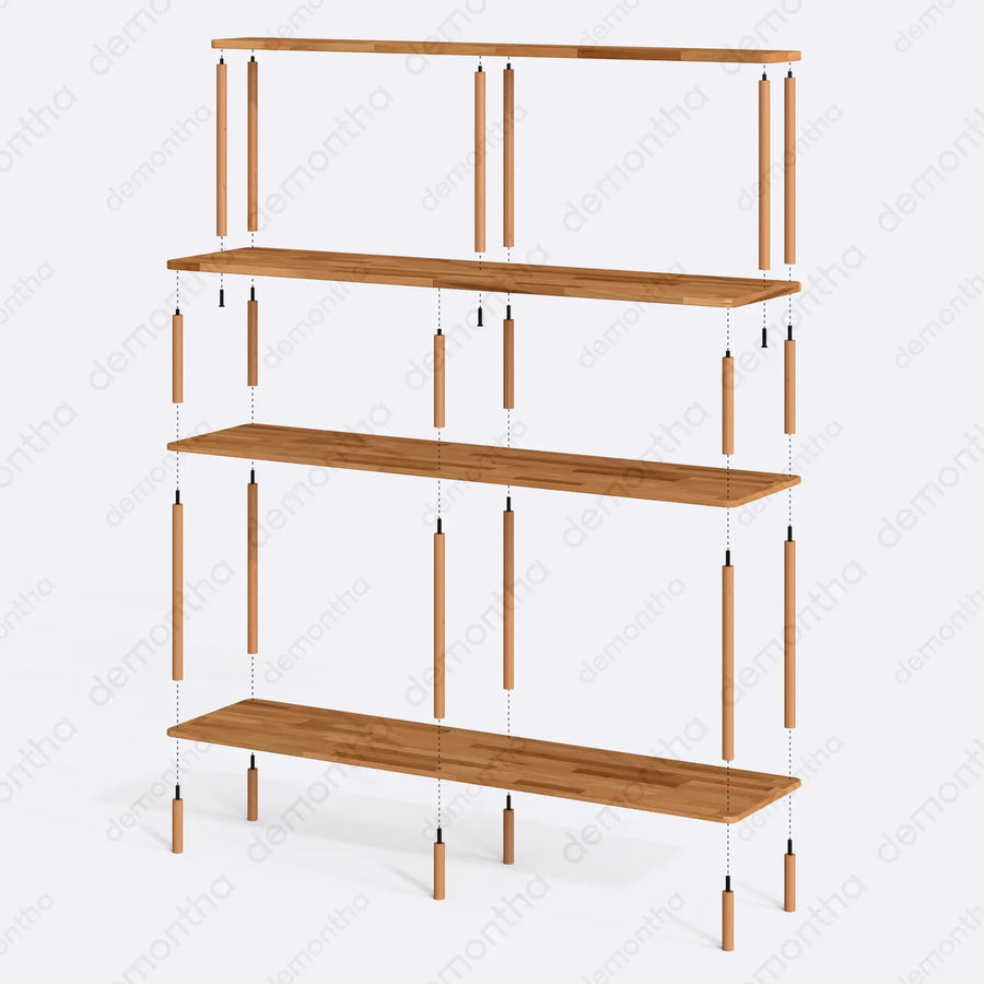 Grova Wooden Coffee Bar Hutch – Coffee Bar Furniture for Kitchen Demontha