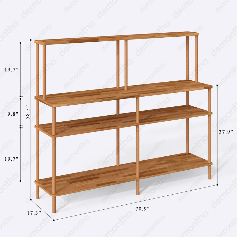 Grova Wooden Coffee Bar Hutch – Coffee Bar Furniture for Kitchen Demontha