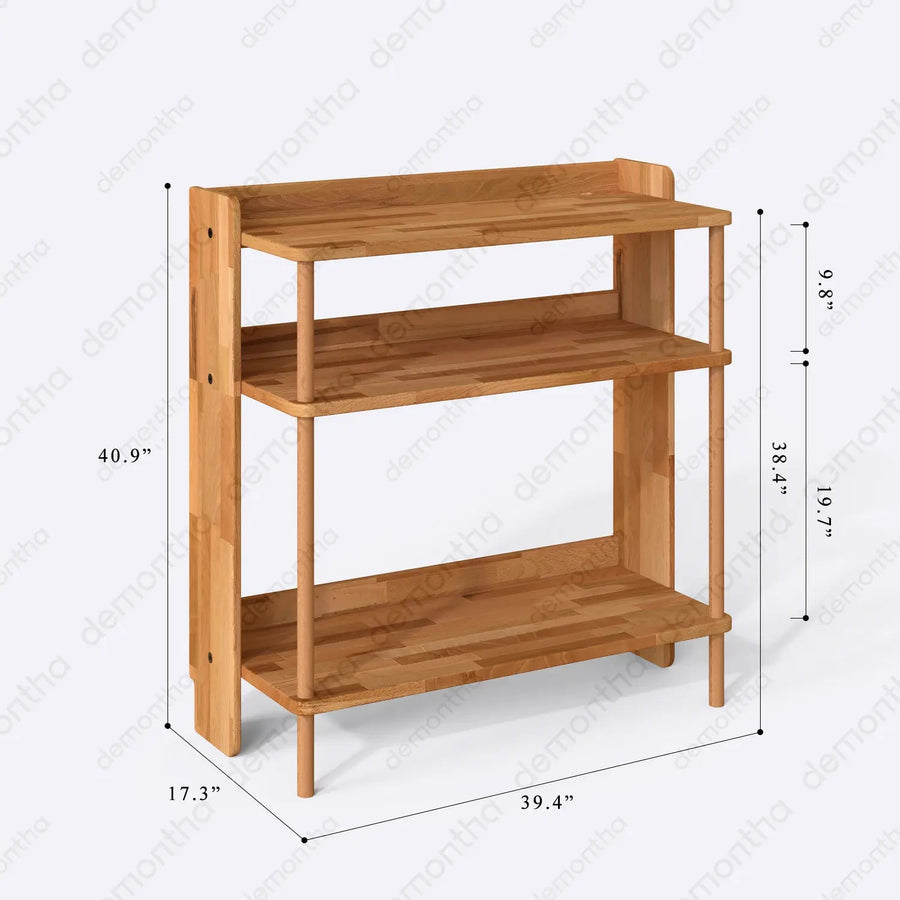 Norvo Solid Wood Coffee Bar Cabinet – Modern Coffee Bar Cabinet with Storage Demontha