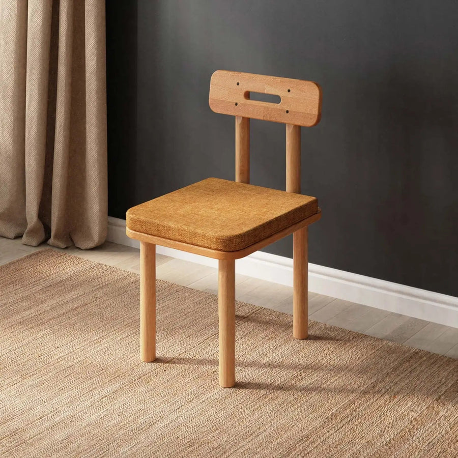 Soho Solid Beech Wood Dining Chair | Modern Upholstered Side Chair Demontha