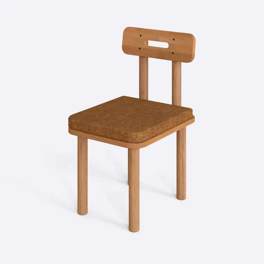 Soho Solid Beech Wood Dining Chair | Modern Upholstered Side Chair Demontha