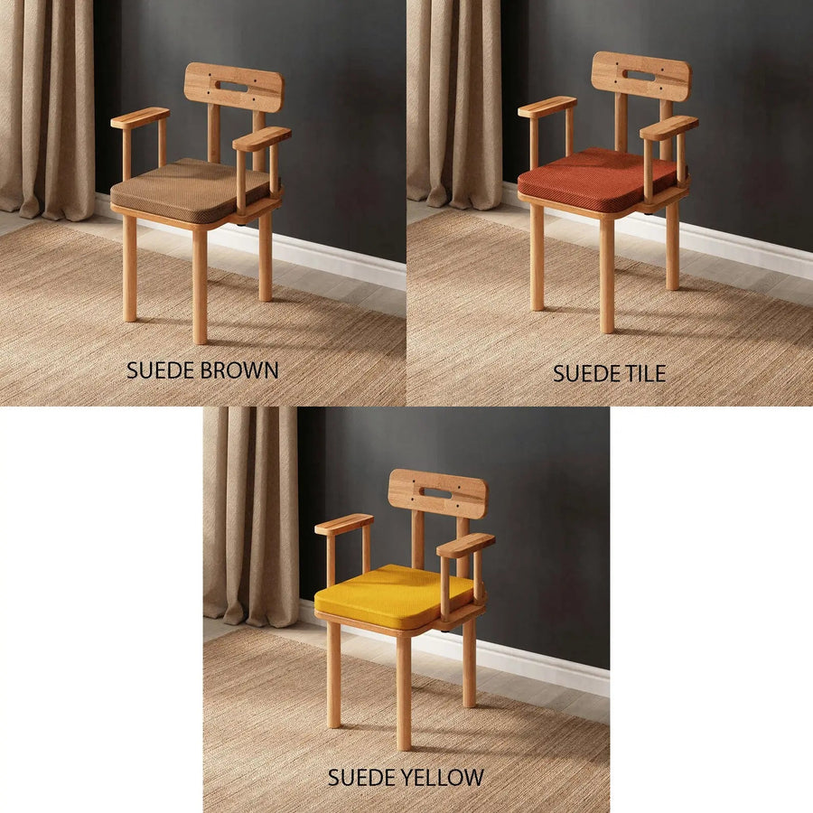 Soho Solid Beech Wood Chair | Modern Upholstered Dining Chair Demontha