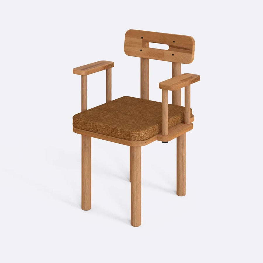 Soho Solid Beech Wood Chair | Modern Upholstered Dining Chair Demontha