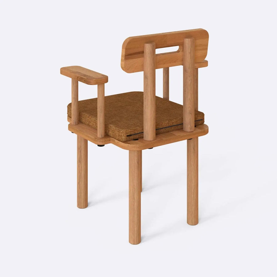 Soho Solid Beech Wood Chair | Modern Upholstered Dining Chair Demontha